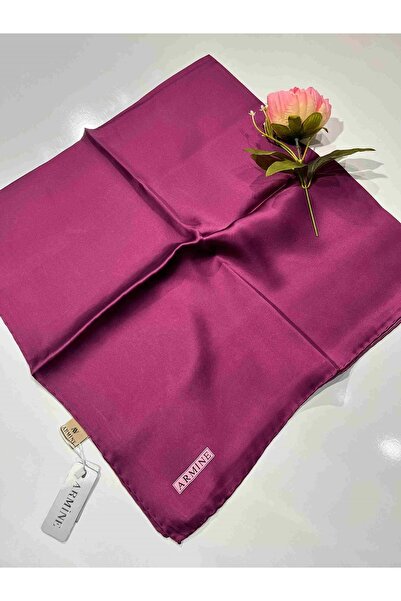 Modario Armine Solid Color Silk Scarf - 1