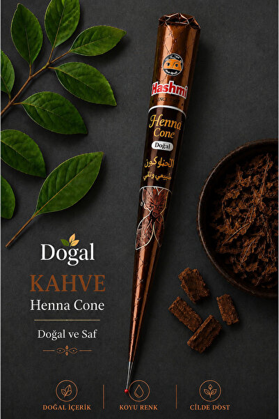 hennadibace Kahverengi Hint Kınası Külah Hint Kınası - Brown Henna Cone Tatto...