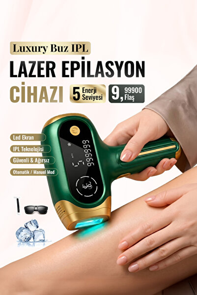 EN SİGA Kuvars Lamba 999.999 Atım Ağrısız Vücut Yüz Buz IPL Lazer Epilasyon C...