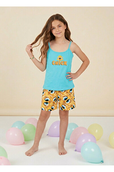 MQ Girls' Sleepy Panda Pajamas - Comfortable Summer Set