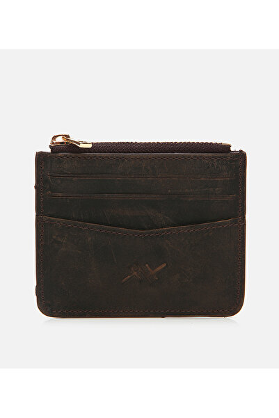 Hotiç Genuine Leather Brown Men's Wallet