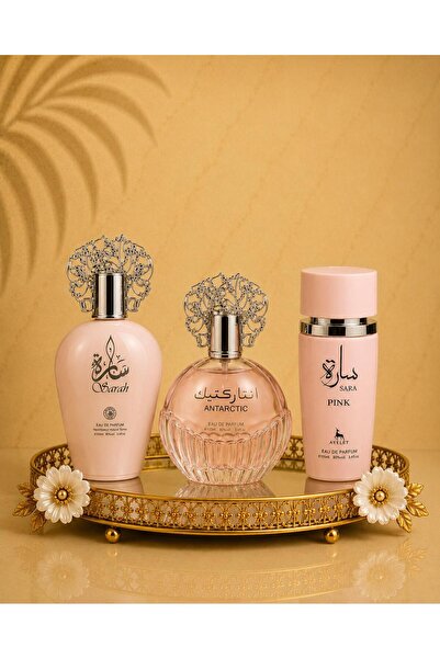Ard Al Zaafran Set 3 Parfumuri Orientale De Dama - Sarah + Antartic Pink + Sa...