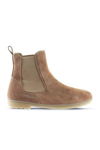 Bueno Shoes Cizme plate pentru femei din piele intoarsa pudrata 01wt3300