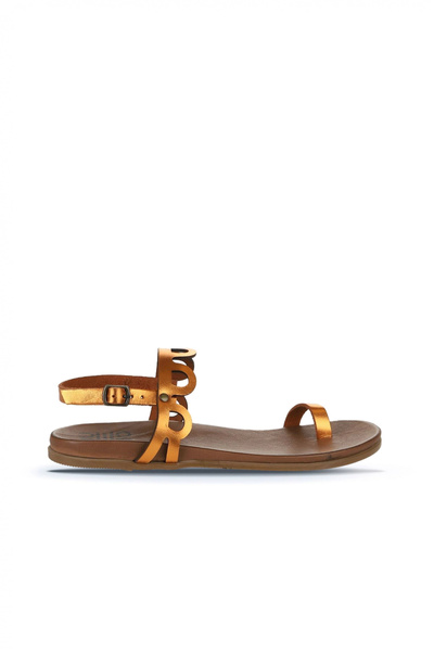 Bueno Shoes أورانج برايت جلد فليب فلوب نسائي صندل 01wu4227