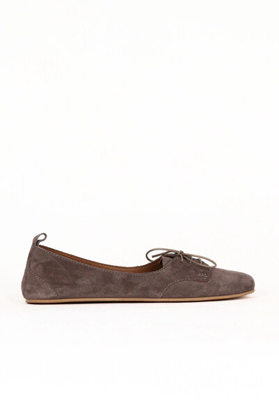 Bueno Shoes Balerini plati pentru dama din piele intoarsa de nurca 01we5502