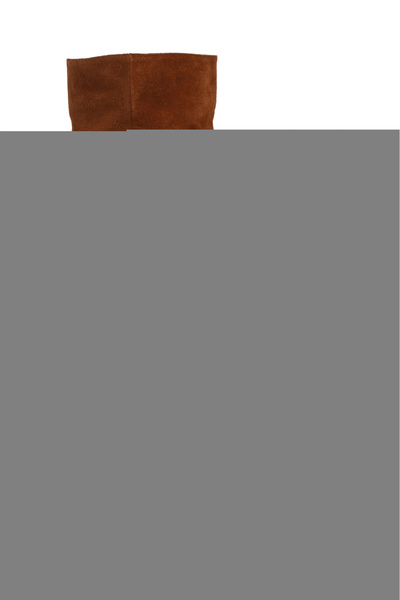 Bueno Shoes Tan Suede Women's Heeled Boots 42Wc6386