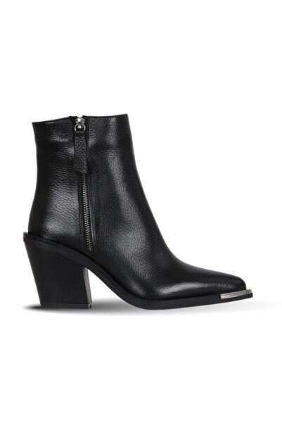 Bueno Shoes حذاء بكعب نسائي من الجلد باللون الأسود 33wb20000