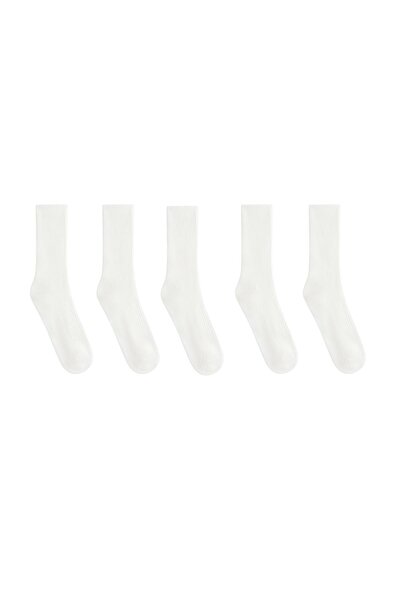 Oysho 5 pairs of cotton blend classic socks