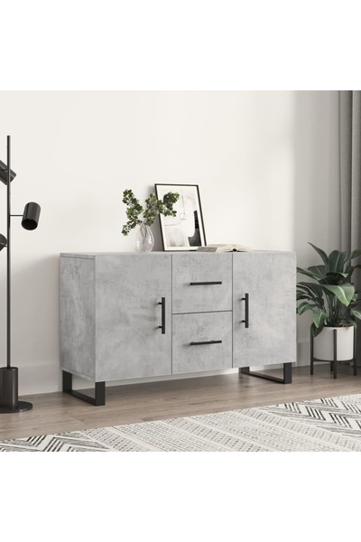 Concept Servantă, gri beton, 100x36x60 cm, lemn compozit