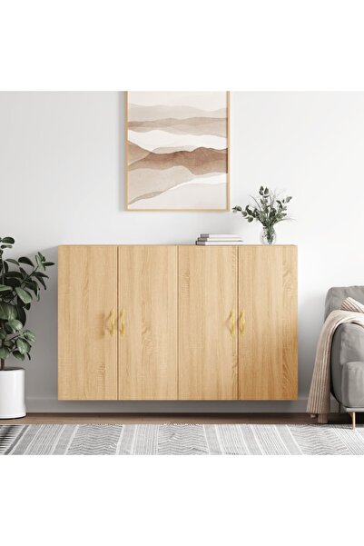 Concept Dulapuri montate pe perete, 2 buc, stejar sonoma, 69,5x34x90 cm