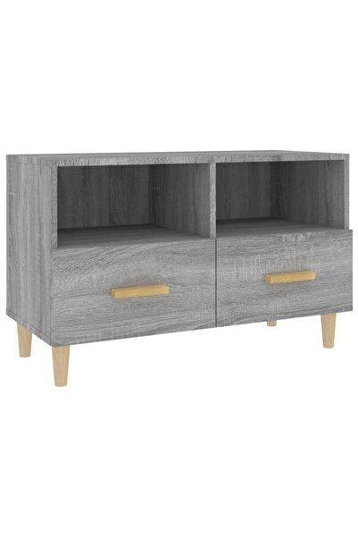 Concept Comodă TV, gri sonoma, 80x36x50 cm, lemn compozit