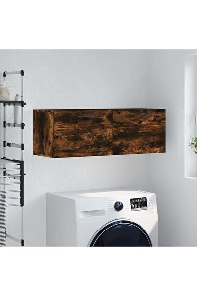 Concept Dulap de perete, stejar fumuriu, 100x36,5x35 cm, lemn prelucrat