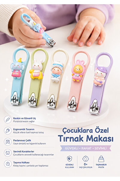 SEVRU Bebek ve Çocuk Tırnak Makası Küçük Tırnak Makası El ve Ayak Tırnak Makası