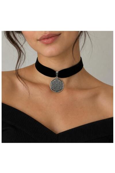 Bijustore Flower of Life Kadın Choker
