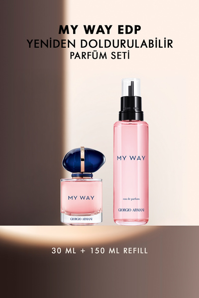 Giorgio Armani My Way EDP 30 ml & 100 ml Refill Yeniden Doldurulabilir Kadın ...