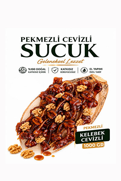 Gaziantep Baharat Cevizli Pekmezli Özel Yapım Antep Cevizli Pekmez Sucuk 1000...