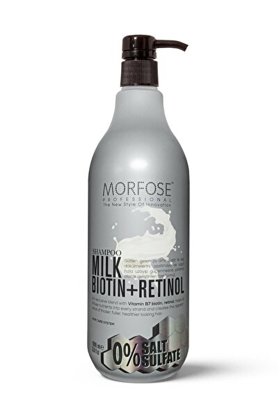 Morfose Sülfatsız Milk Biotin Retinol Içerikli Tuzsuz Şampuan 1000 ml