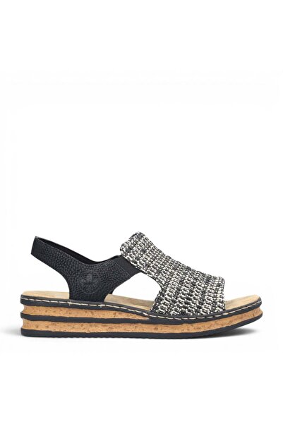 Rieker Sandale casual, femei, RIEKER, ANTISTRES, 62971-00 negru, material tex...