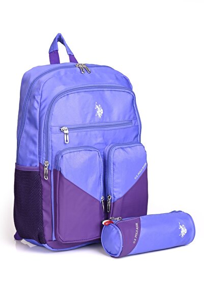 U.S. Polo Assn. SUA Polo Assn. Set de 2 ghiozdane – cu suport pentru stilou, ...