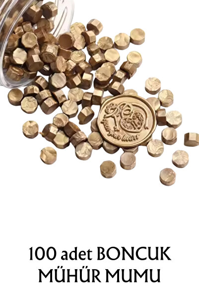 Vox Art Boncuk Mühür Mumu 100 Adet Metalik Bronz
