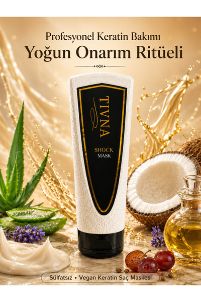 LOVEX Profesyonel Keratin Saç Maskesi Hasarlı Saçlara Bitkisel Keratinli Onar...