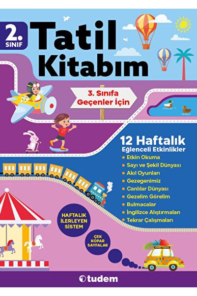 Tudem Yayınları Tudem 2. Sınıf Tatil Kitabım 3. Sınıfa Geçenler Için