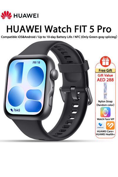 Huawei WATCH FIT 5 Smart Watch, 43mm FullView Display, iOS & Android, upto 10...
