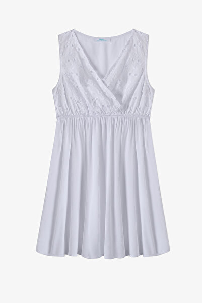 Penti Weißer Silvie-Kaftan für junge Mädchen