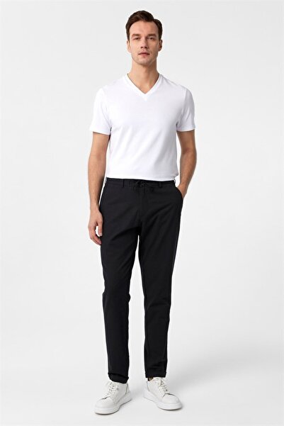 SÜVARİ Siyah Slim Jogger Pantolon