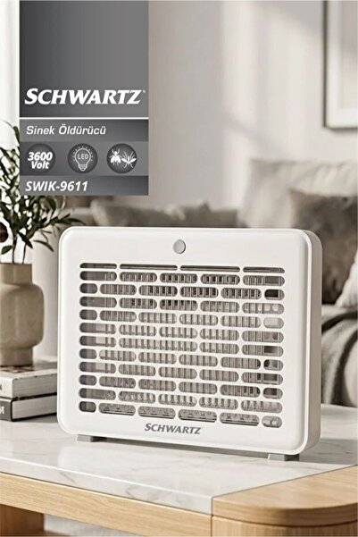 schwartz SWIK-9611 Sinek Öldürücü 3600V Elektrik UV Led Tuzak USB Askılı Kabl...