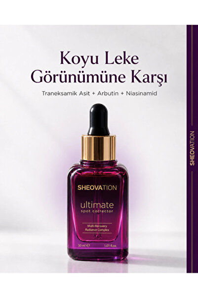 SHEOVATION Leke Karşıtı Serum 30 ml - Traneksamik Asit, Arbutin, Niacinamide,...