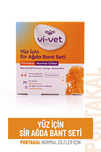 Vi-vet Yüz Sir Ağda Bantı 24'lü Portakal