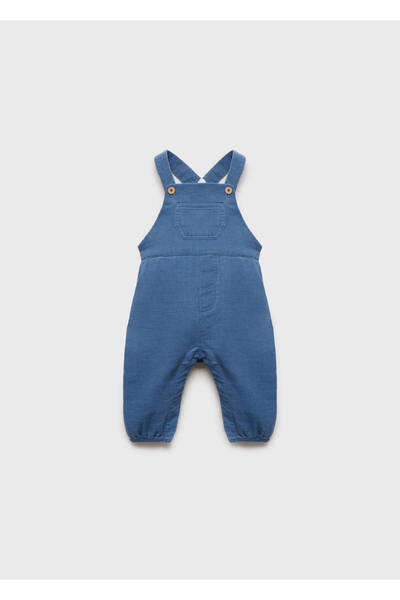 MANGO Baby Langer Baumwolloverall