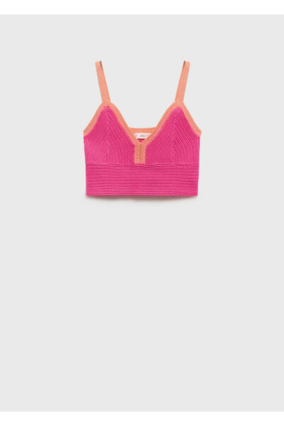 Mango Teen RUŽIČASTA BLUZA