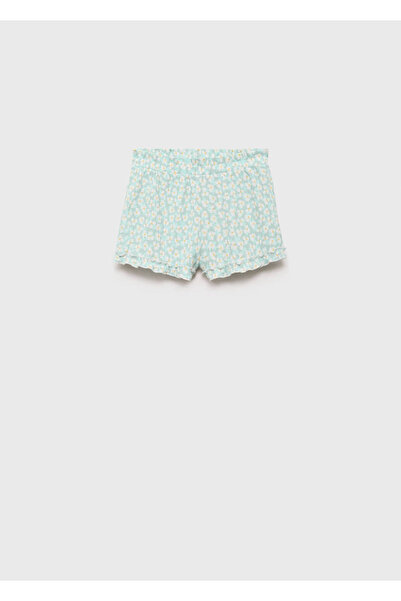 MANGO Baby Çiçek desenli şort