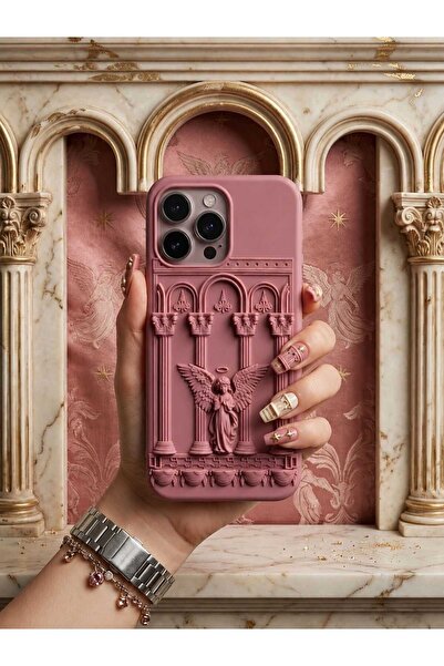 shop Iphone 14 Pro Max Uyumlu Angel Antik Stil Melek Motifli Yumuşak Silikon ...