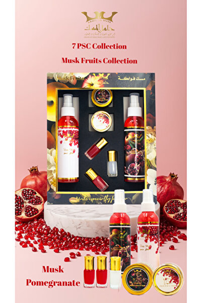 HAMIL ALMUSK Fruit Set of Musk 7 Pieces Pomegranate