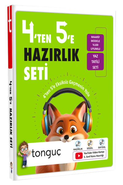 Tonguç Yayınları 4'ten 5'e Hazırlık Seti -