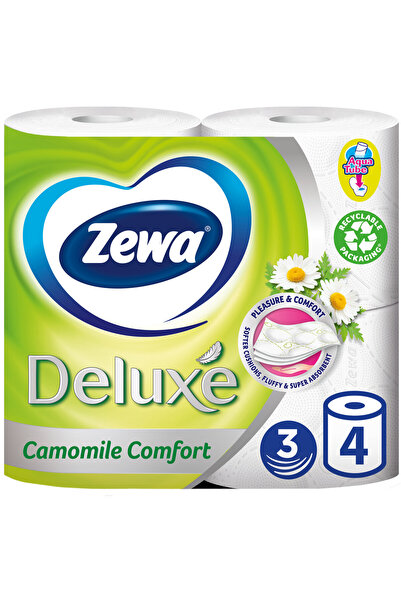 Zewa Hartie igienica Deluxe Camomile Comfort 4 role 3 straturi