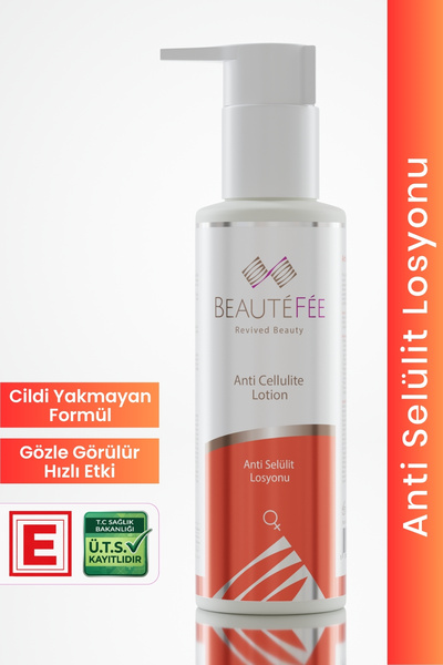 BEAUTEFEE Anti Selülit Losyonu Yakmaz, Alkol İçermez, Bitkisel Yağlı 150 ml
