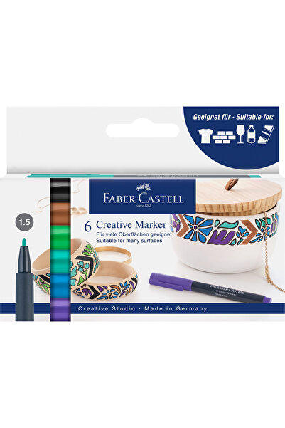 Faber Castell Set de markere creative 6 culori FORREST FABER-CASTELL
