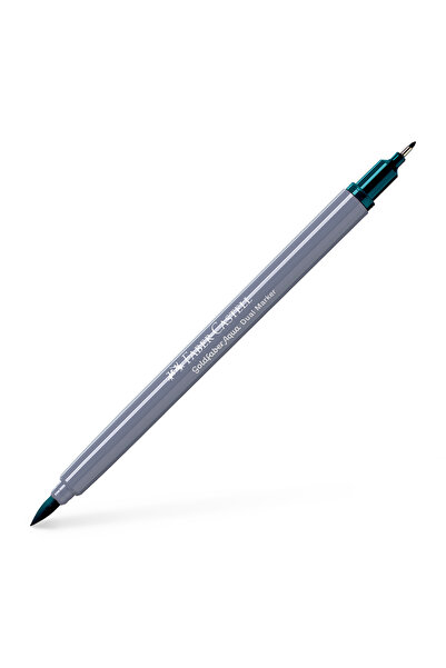 Faber Castell Marker solubil cu 2 vârfuri Goldfaber Intense Verde Cobalt 158 ...