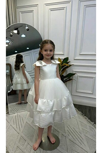 Marllow Very Beautiful Layered Girls' Dress