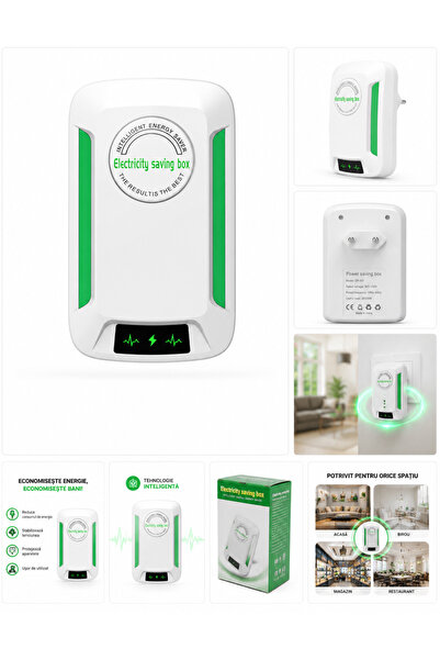 unbranded Dispozitiv Economisire Energie Electrică – Reducere Pierderi Curent...