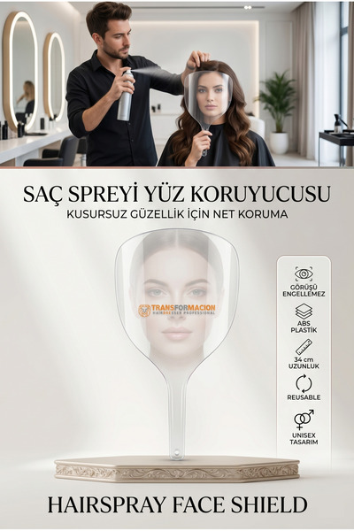 Transformacion Profesyonel Saç Spreyi Yüz Koruma Kalkanı Makyaj Koruyucu Sipe...