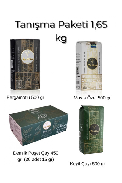 TEA1986 4'lü Avantaj Paketi - Mayıs Çayı, Bergamot, Keyif Çayı ve 30'lu XL De...