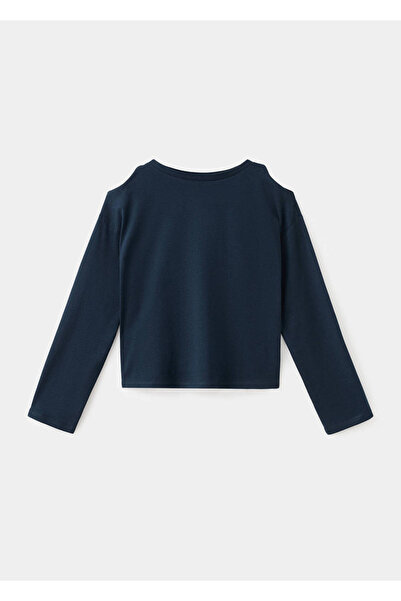 MANGO Kids Детайлна тениска с изрязани елементи
