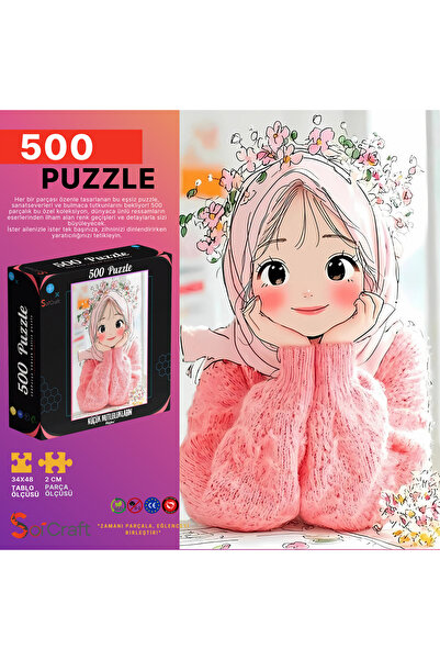 Soi Craft 500 Parça Puzzle Küçük Mutlulukların Resmi #204