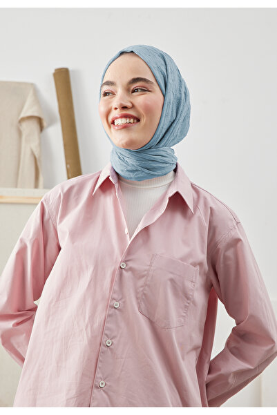 Freshscarfs Bambu Şal Gök Mavi