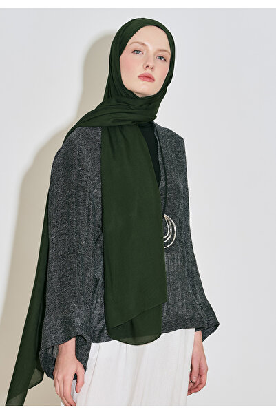 Freshscarfs Moss Green Ramie Viscose Shawl
